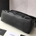 Saint Laurent Loulou Puffer Small Bag In Quilted Lambskin Black